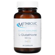 L-Glutathione 100 mg L-Глутатион Metabolic 60 капсул