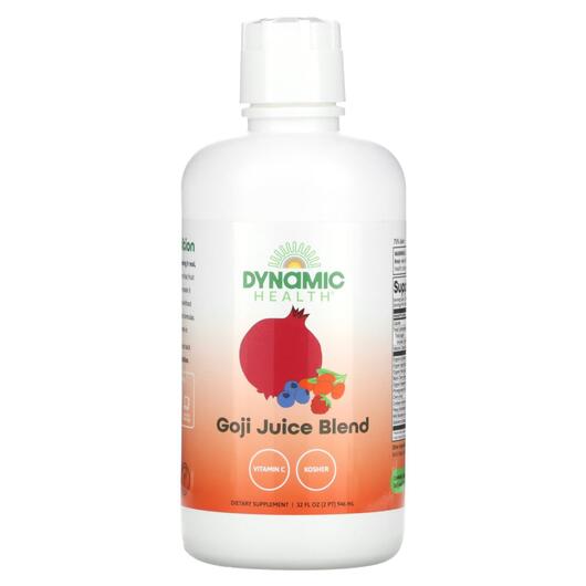 Основное фото товара Dynamic Health, Ягоды Годжи, Goji Juice Blend, 946 мл