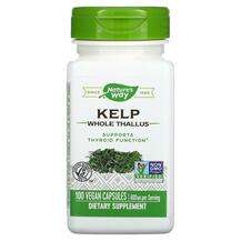 Nature's Way, Kelp Whole Thallus 600 mg 100 Vegan, Келп 6...