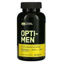 Optimum Nutrition, Витамины для мужчин, Opti-Men, 240 таблеток