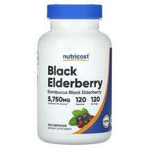 Nutricost, Black Elderberry 5750 mg, Чорна Бузина, 120 капсул