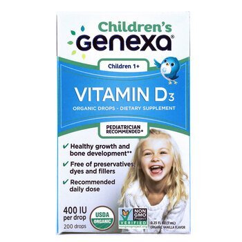 Купить Детский витамин D3 400 МЕ 7 мл