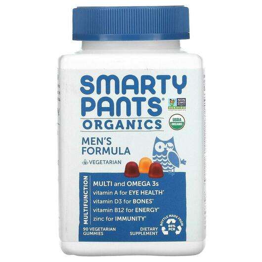 Основное фото товара SmartyPants, Витамины для мужчин, Organic Men's Gummies, 90 ко...