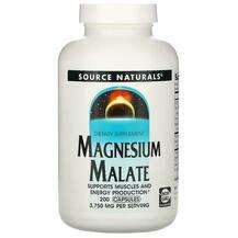 Source Naturals, Magnesium Malate 625 mg 200, Магній Малат 625...