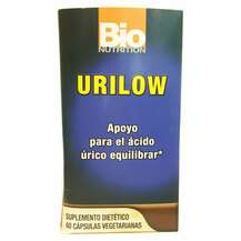 Bio Nutrition, Urilow Gout Out, 60 Vegetarian Capsules