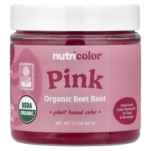Основное фото товара Красная свекла, Nutricolor Pink Organic Beet Root, 60 г