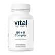 Фото товара Vital Nutrients, B-комплекс, B6 + B Complex, 60 капсул