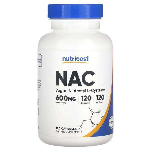Фото товару NAC Vegan N-Acetyl L-Cysteine 600 mg