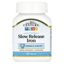 Slow Release Iron Железо 21st Century 60 таблеток Slow Release Iron Железо 21st Century 60 таблеток