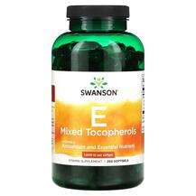 Swanson, Vitamin E Mixed Tocopherols 1000 IU, Вітамін E Токофе...