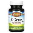 Фото товара Carlson, Витамин E Токоферолы, E-Gems Plus 400 IU 268 mg, 50 к...