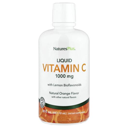 Основне фото товара Liquid C Supplement Natural Orange Flavor 1000, Вітамін C, 887.10