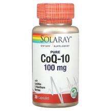 Solaray, Коэнзим Q10, Pure CoQ10 100 mg, 30 капсул