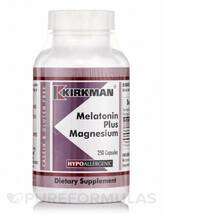 Kirkman, Магний, Melatonin Plus Magnesium Hypoallergenic, 250 ...