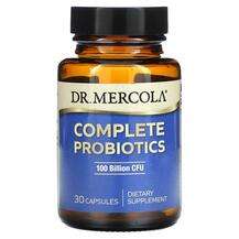 Dr. Mercola, Пробиотики, Complete Probiotics 100 Billion CFU, ...