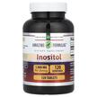 Фото товару Inositol 1000 mg, Вітамін B8 Інозитол, 120 таблеток