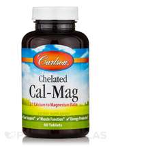 Кальцій Магній Chelated Cal-Mag Carlson 60 таблеток