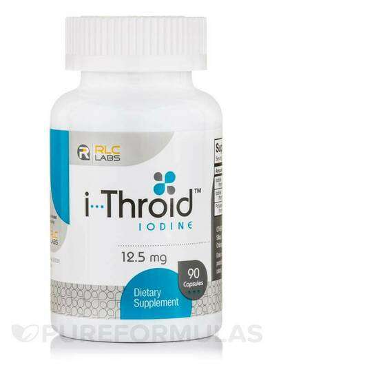 i-Throid Iodine 12.5 mg, Йод, 90 капсул