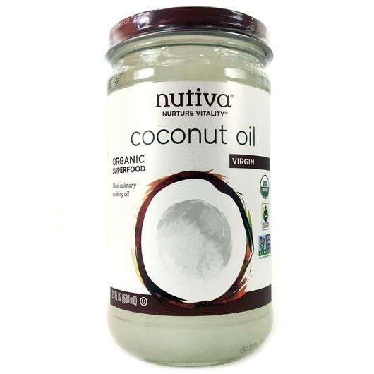Organic Coconut Oil, Нерафінована кокосова олія, 680 мл