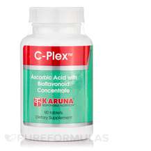 Karuna Health, Витамин C Аскорбиновая кислота, C-Plex, 90 табл...