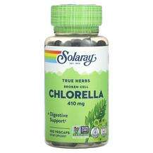 Solaray, Хлорелла, True Herbs Broken Cell Chlorella 410 mg, 10...