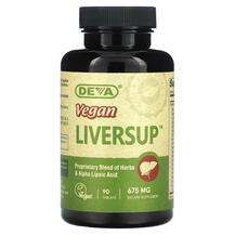 Deva, Vegan Liversup 675 mg, 90 Tablets
