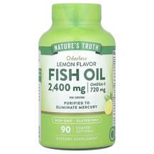 Омега 3 Odorless Fish Oil Natural Lemon 2400 mg