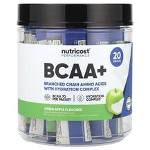 Performance BCAA+ Green Apple БЦАА Nutricost 20 шт