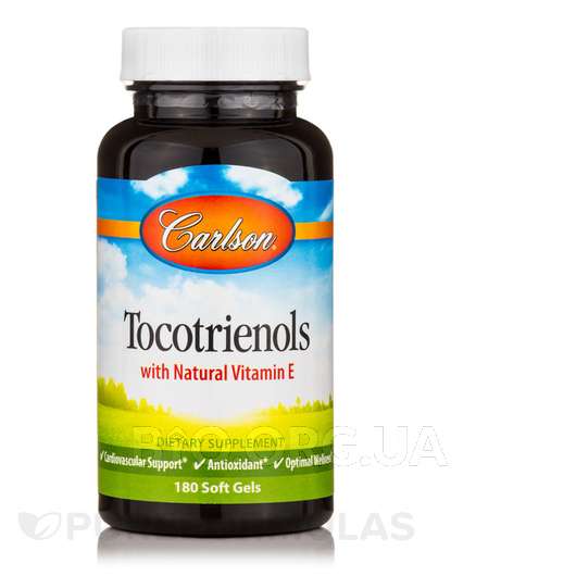 Tocotrienols with Natural Vitamin E, Токотрієноли, 180 капсул