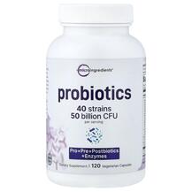 Probiotics Пробиотики Micro Ingredients 120 капсул