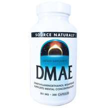 Source Naturals, ДMAE 351 мг, DMAE 351 mg, 200 капсул