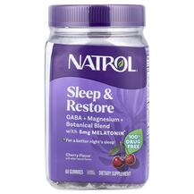 Sleep & Restore Gummies with 5 mg Melatonin Cherry