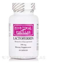 Ecological Formulas, Lactoferrin 300 mg, Лактоферин, 60 капсул