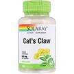 Фото товару Solaray, Cat's Claw 500 mg, Котячий кіготь 500 мг, 100 ка...