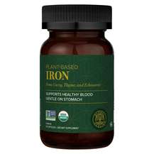 Global Healing Center, Plant Based Iron Supplement, 60 Capsules
