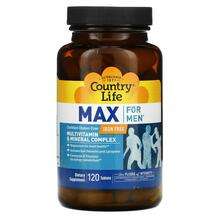 Country Life, Max for Men Multivitamin Mineral Complex Iron Fr...