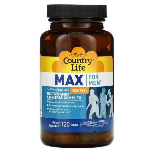 Основное фото товара Мультивитамины для мужчин, Max for Men Multivitamin Mineral Co...