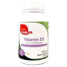 Zahler, Витамин D3, Vitamin D3 Advanced D3 Formula 3000 IU, 25...