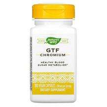 Nature's Way, Хром GTF, GTF Chromium, 100 капсул