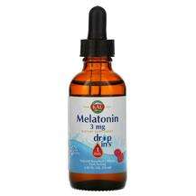 KAL, Melatonin 3 mg Drops, Мелатонін 3 мг, 55 мл