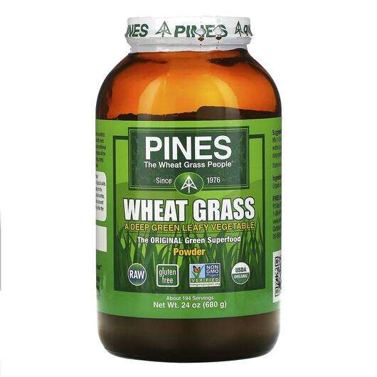 Основное фото товара Pines International, Пророщенная пшеница, Pines Wheat Grass Po...