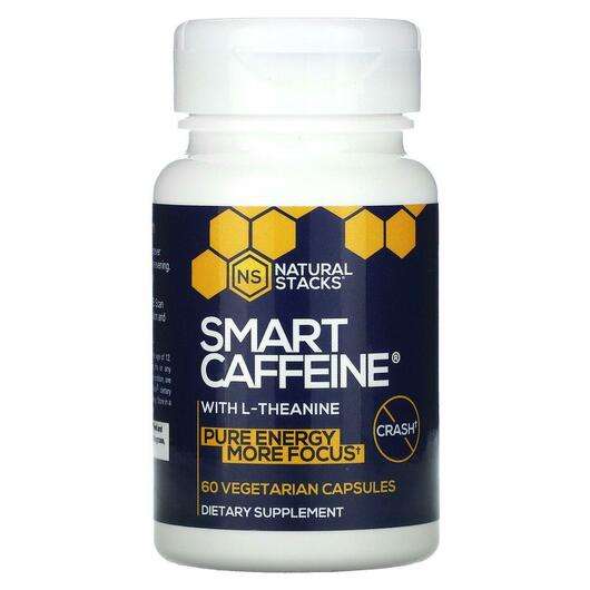 Smart Caffeine With L-Theanine, Кофеїн, 60 капсул
