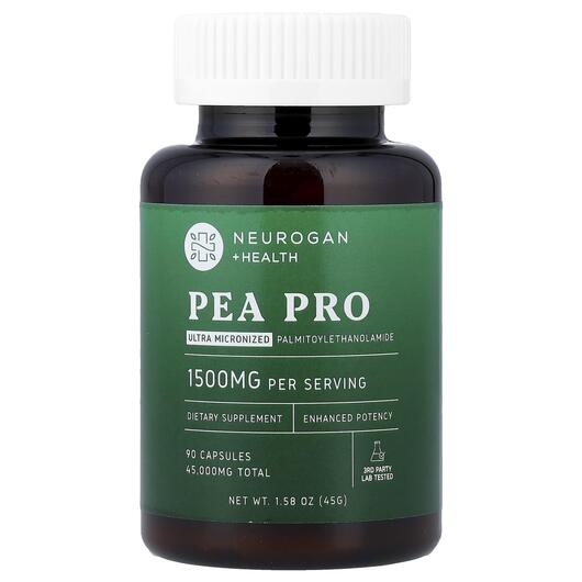Основне фото товара Neurogan Health, Pea Pro, ПЕА, 90 капсул