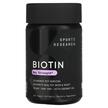 Фото товару Biotin with Organic Coconut Oil 10000, Вітамін B7 Біотин, 120 кап