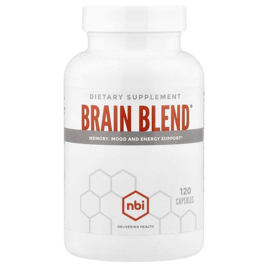 Основное фото товара NBI Health, Поддержка мозга, Brain Blend, 120 капсул