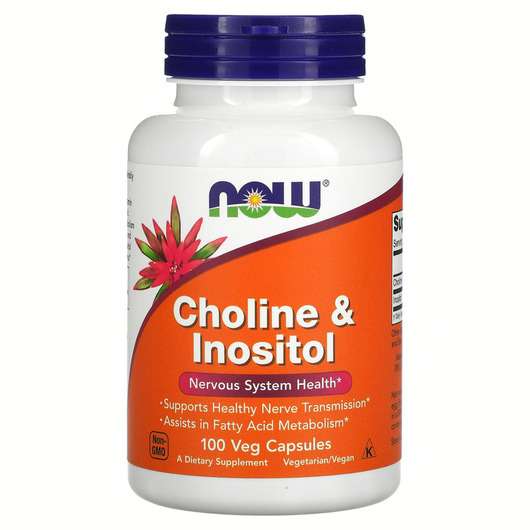 Choline Inositol 500 mg, 100 Capsules