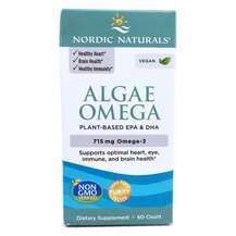 Algae Omega, Омега з водоростей, 60 капсул
