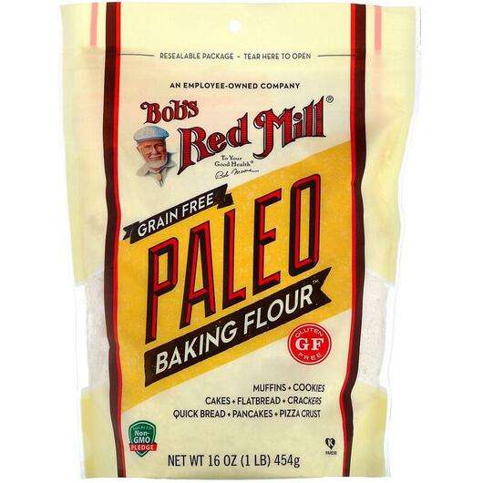 Основне фото товара Bob's Red Mill, Grain Free Paleo Baking Flour Gluten Free, Бор...
