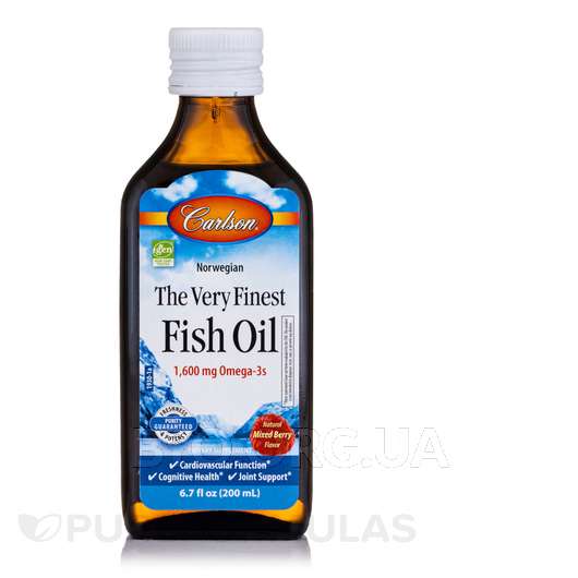 Фото товару The Very Finest Fish Oil Natural Mixed Berry Flavor