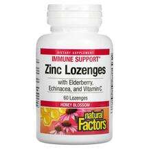 Natural Factors, Zinc Lonzenges With Elderberry Echinacea and ...